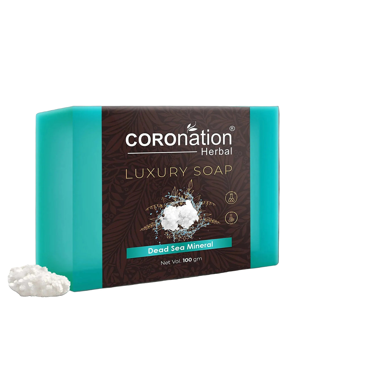 COROnation Herbal Dead Sea Minerals Soap, 100 g | Mineral-Enriched Cleansing Soap for Daily Use