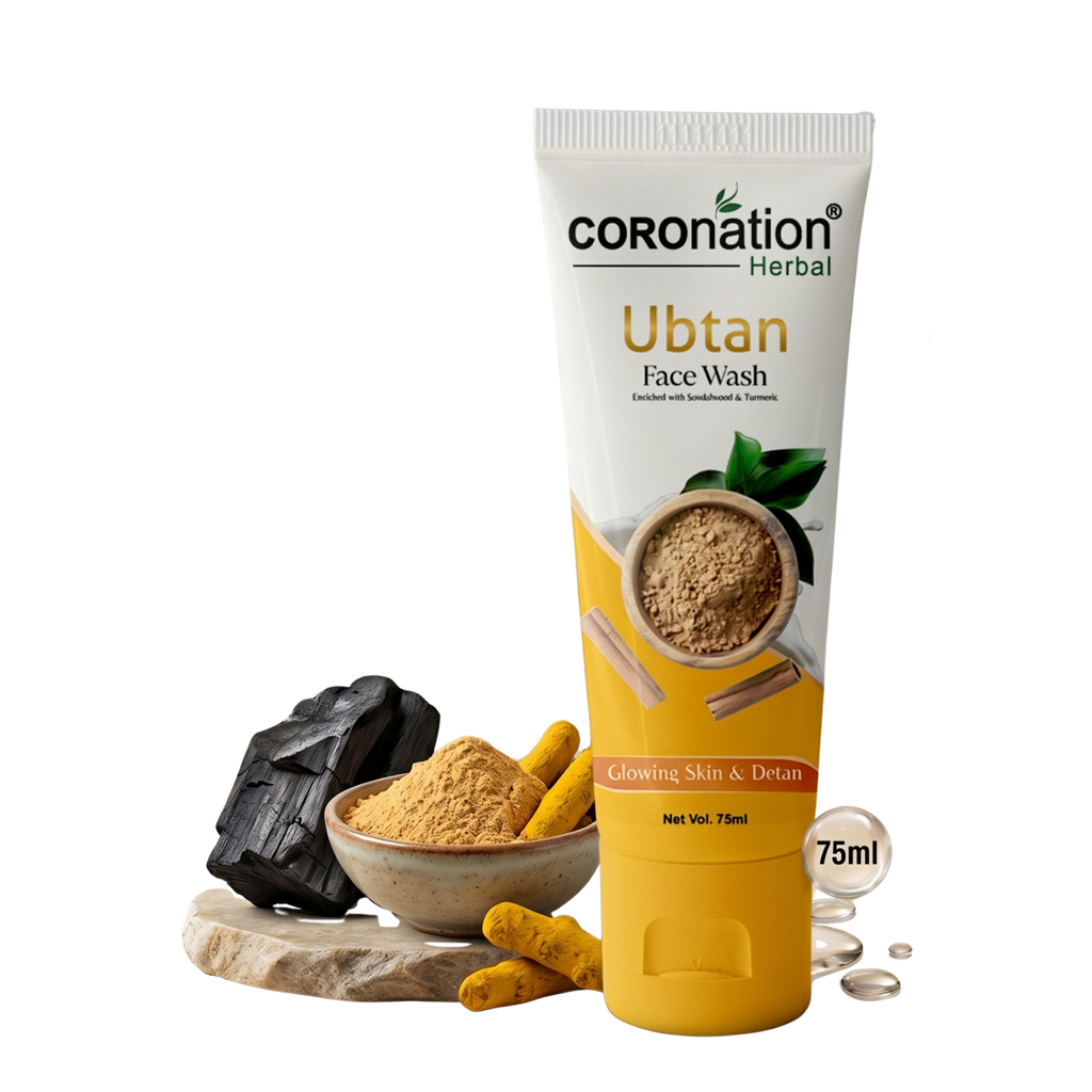 COROnation Herbal Ubtan Face Wash for Deep Cleansing & Radiant-Looking Skin – 75 g