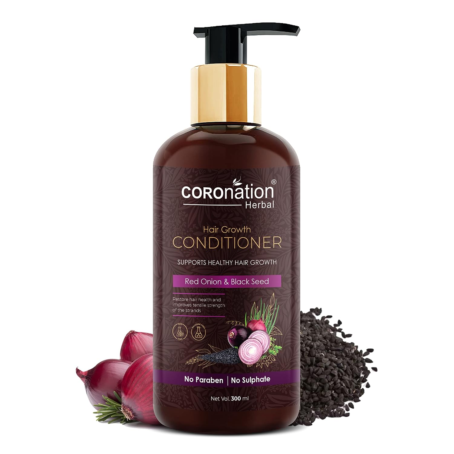 COROnation Herbal Red Onion Hair Conditioner, 100 ml | Hair Conditioning Care for Soft, Smooth & Manageable Hair