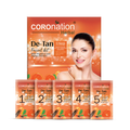COROnation Herbal De-Tan Facial Kit for Cleansing & Radiant-Looking Skin – 26 g