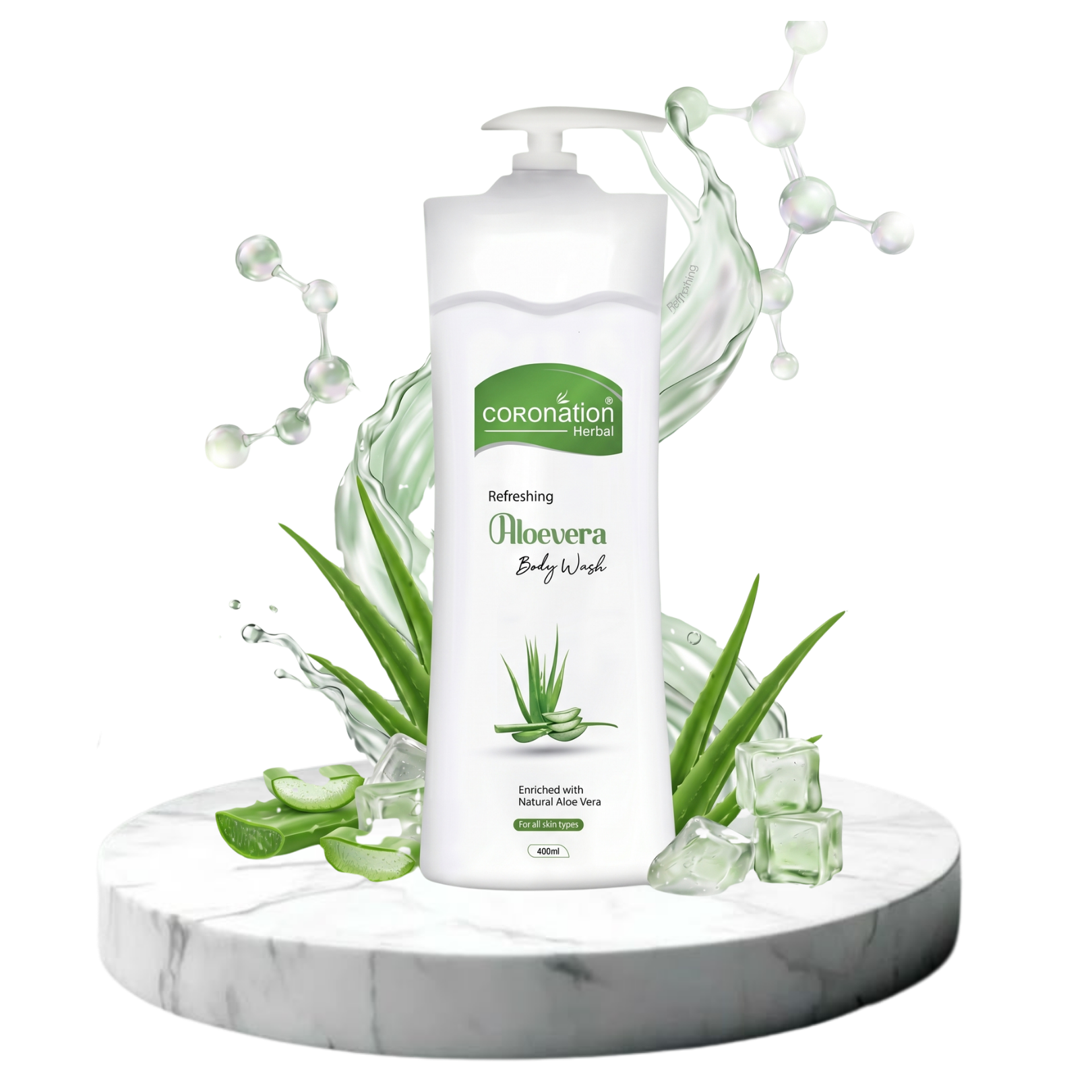 Coronation Body Wash - Aloevera - 400ml