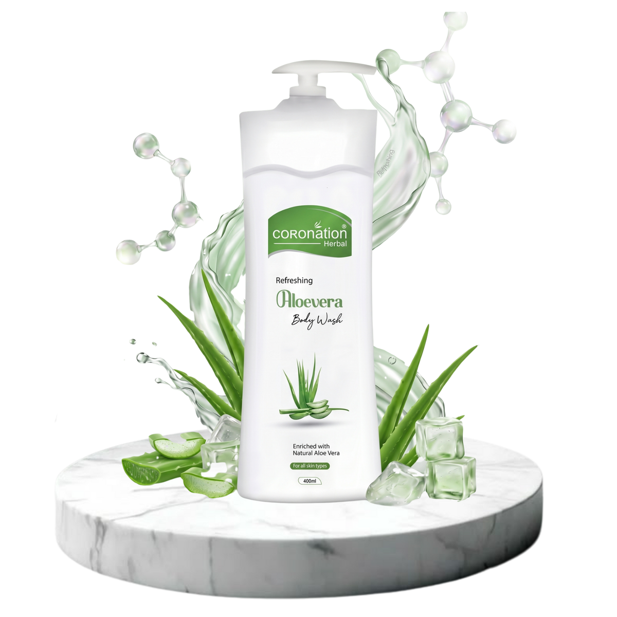 Coronation Body Wash - Aloevera - 400ml