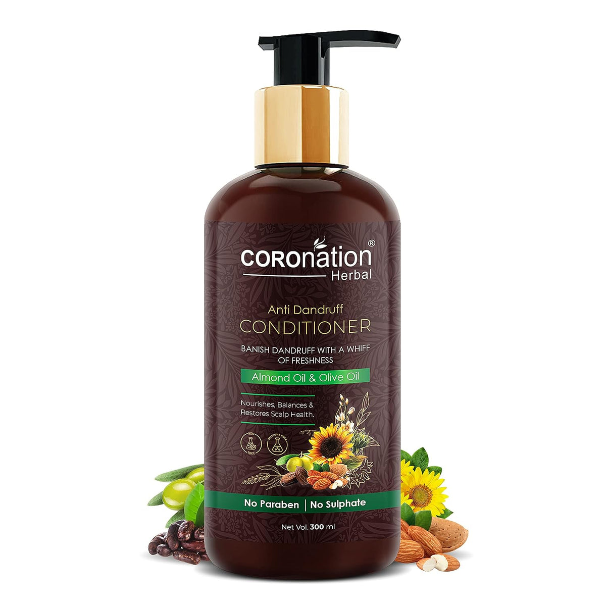 COROnation Herbal Anti-Dandruff Hair Conditioner, 100 ml | Hair Conditioning Care for Soft, Smooth & Manageable Hair