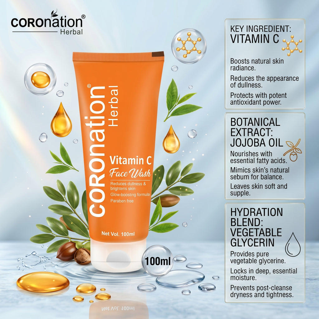 Coronation Face Wash - Vitamin c - 100gm