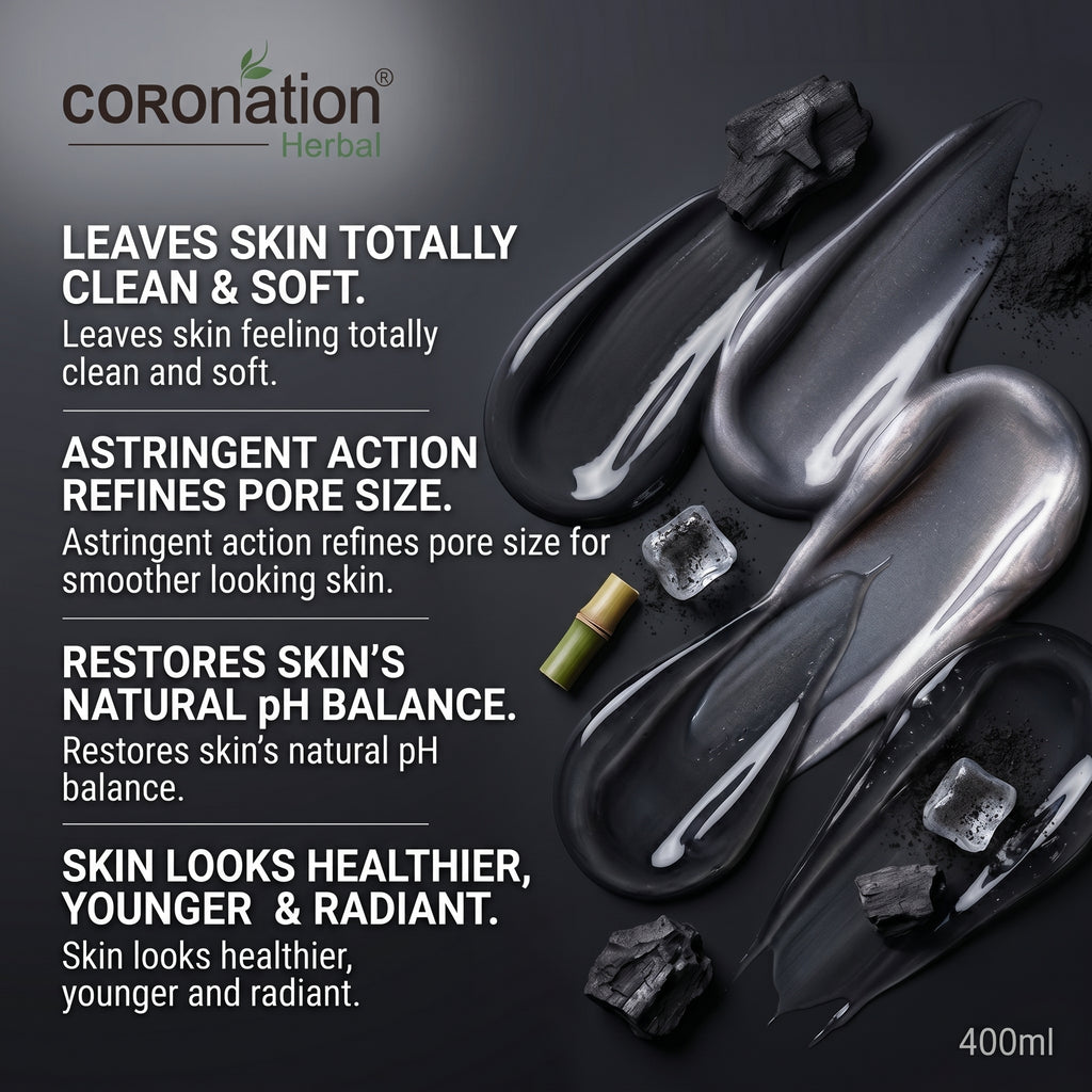 Coronation Body Wash - Active Charcoal - 400ml
