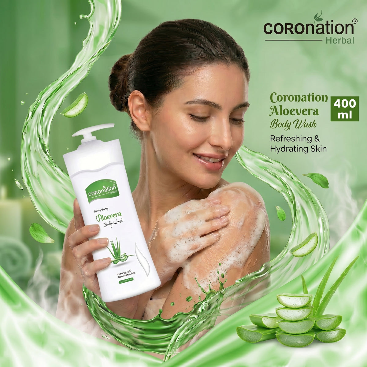 Coronation Body Wash - Aloevera - 400ml