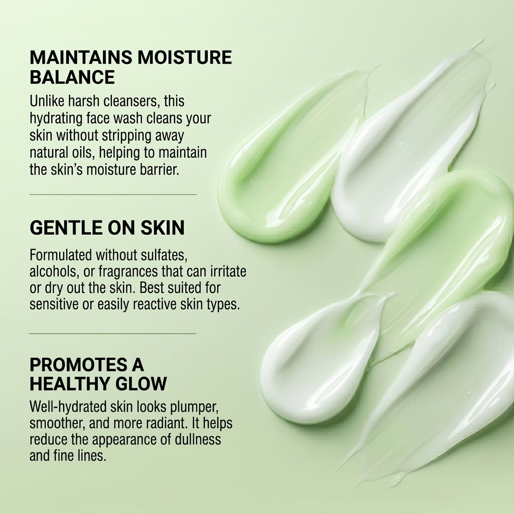 COROnation Herbal Aloe Vera Face Wash for Gentle Cleansing & Fresh-Looking Skin – 75 g